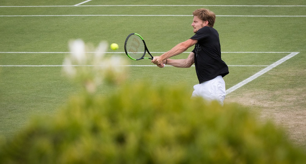 Wimbledon: Goffin s'est préparé avec Federer