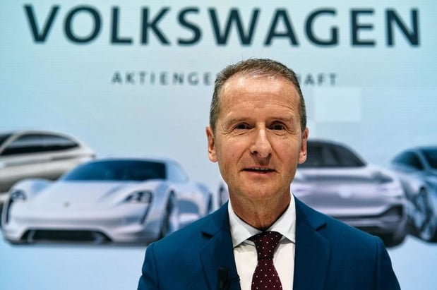 Départ surprise du patron de Volkswagen Herbert Diess