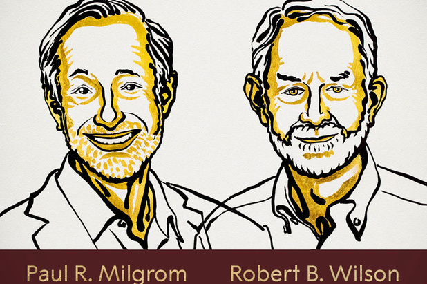 Nobelprijs Economie voor Paul Milgrom en Robert Wilson