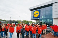 Plus de 100 magasins Lidl en grève à travers tout le pays, le mouvement pourrait se durcir