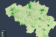 Coronavirus: les communes belges au plus grand nombre de personnes contaminées (Carte)