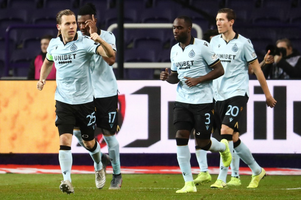 Club Brugge haalt halve finales Croky Cup na 0-2 zege bij Anderlecht