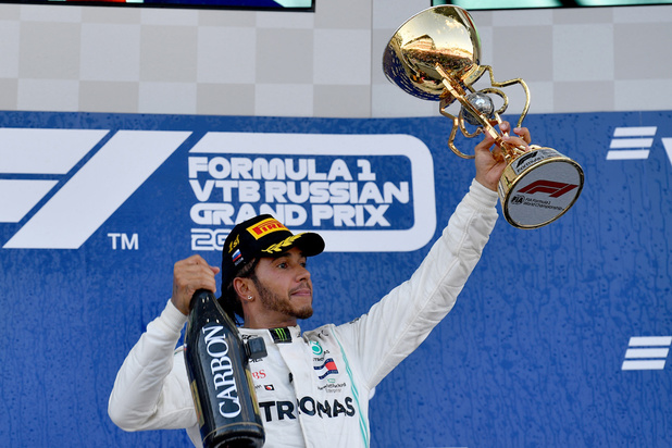 Lewis Hamilton renoue avec la victoire au GP de Russie et s'envole vers le titre