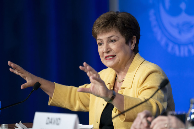 IMF-topvrouw Georgieva waarschuwt voor economische impact van conflict Oekraïne