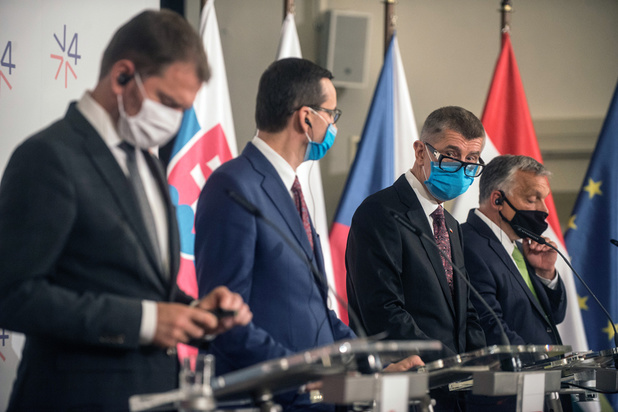 Quatre dirigeants d'Europe centrale demandent une distribution "équitable" du fonds de relance de l'UE