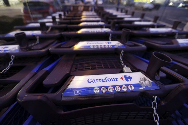 Staking in veertigtal Carrefour-winkels in Brussel en Wallonië
