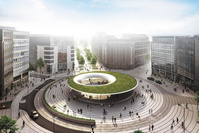 Le rond-point Schuman sera transformé en place urbaine quasi sans voiture