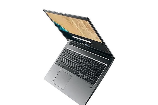 Chromebook met vingerafdruklezer