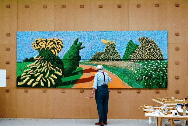 David Hockney kijkt naar Van Gogh