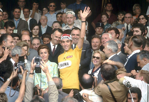 Merckx et le Tour de France en trois dates
