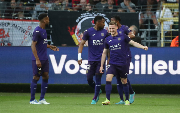 Anderlecht s'impose contre l'Antwerp et assure sa troisième place en championnat