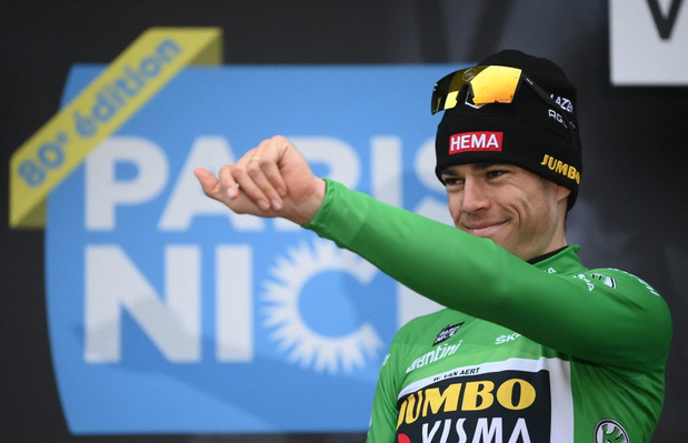 La semaine sportive résumée en 10 chiffres: comment Wout Van Aert a remporté le maillot vert à Paris-Nice à la façon de Sean Kelly