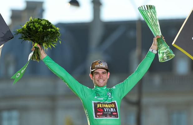 Tour de France: la domination du géant vert Wout van Aert résumée en dix chiffres