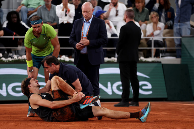 Blessé contre Nadal, Alexander Zverev manquera aussi Wimbledon