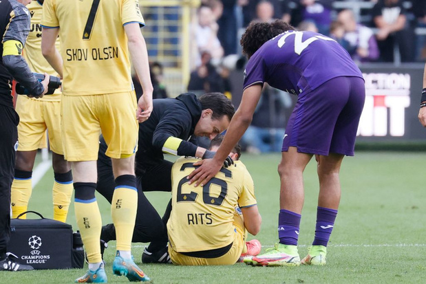 Coup dur pour le FC Bruges : Mats Rits sera absent pour six mois !