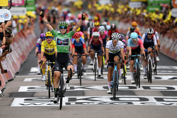 Tour de France femmes 2022: Deuxième victoire d'étape pour Lorena Wiebes dans une course marquée par une grosse chute collective