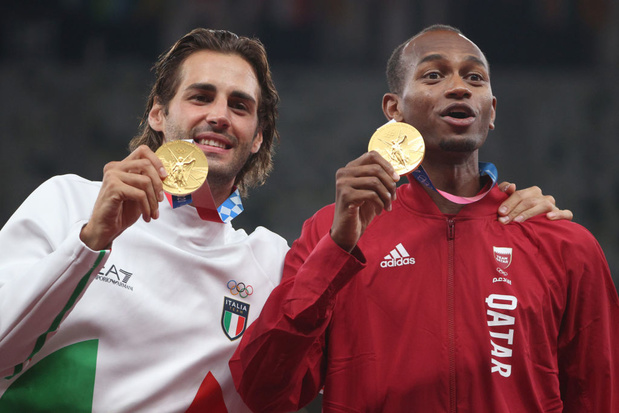 Les moments de l'année de la rédac': les deux sauteurs en hauteur qui se sont partagés l'or olympique