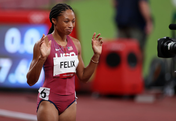 Allyson Felix devient l'athlète féminine la plus médaillée de l'histoire des JO avec 10 médailles