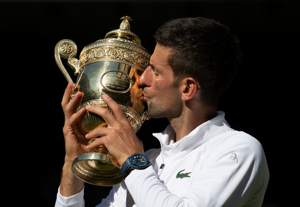 Novak Djokovic après sa 21e victoire en Grand Chelem: "C'est en voyant Pete Sampras dans ce tournoi que j'ai demandé à mes parents de m'acheter une raquette"
