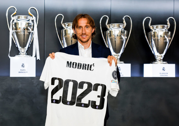 Luka Modric poursuit l'aventure avec le Real Madrid jusqu'en 2023