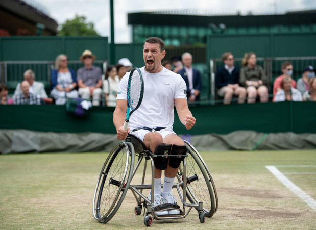 Joachim Gérard jouera sa première finale à Wimbledon