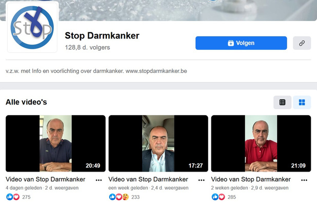 StopDarmkanker gaat 100e keer live op Facebook