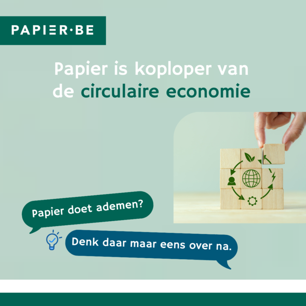 Papier.be start campagne over cruciale rol van papier