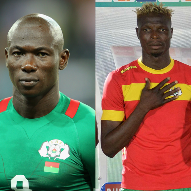 Moumouni Dagano et Aristide Bancé, les deux meilleurs buteurs de l'histoire du Burkina Faso se sont révélés dans le championnat belge