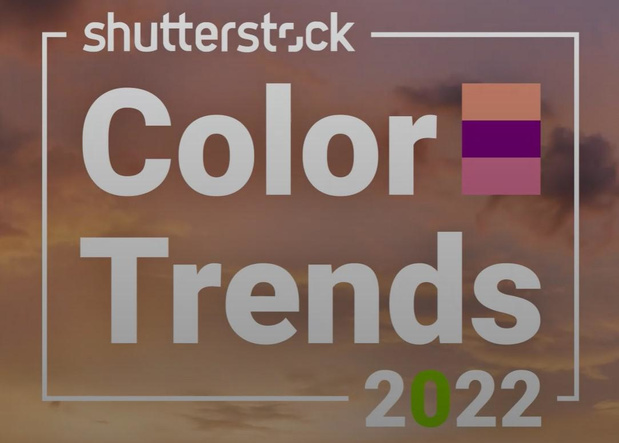 Shutterstock analyse les couleurs qui seront tendance en 2022