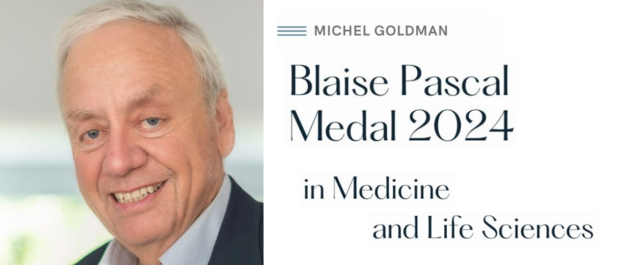 La médaille Blaise Pascal pour le Pr Michel Goldman