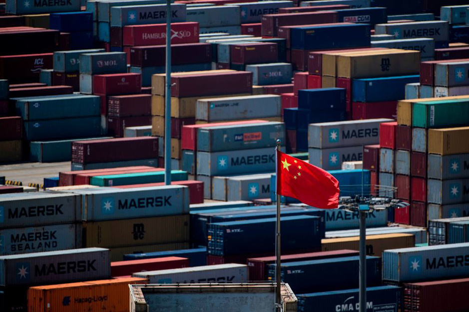 Alle havens komen in de problemen door Chinees beleid