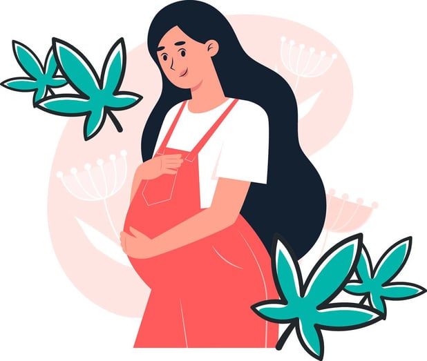 Cannabis en zwangerschap gaan niet goed samen 