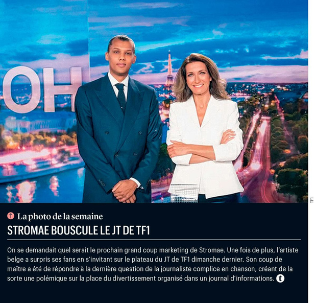 Stromae bouscule le JT de TF1 
