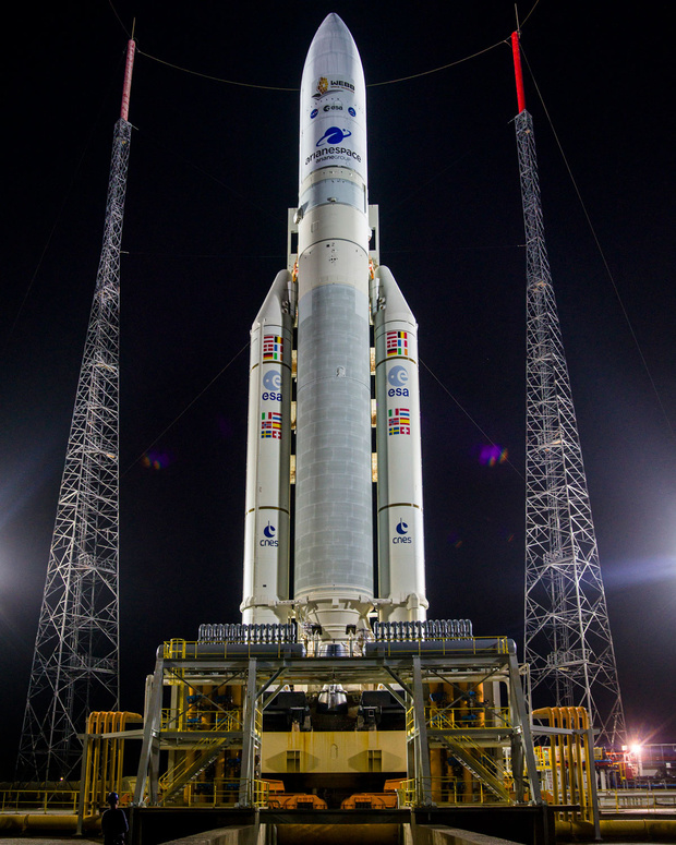 Ariane-5 draagraket met James Webb Telescoop gelanceerd