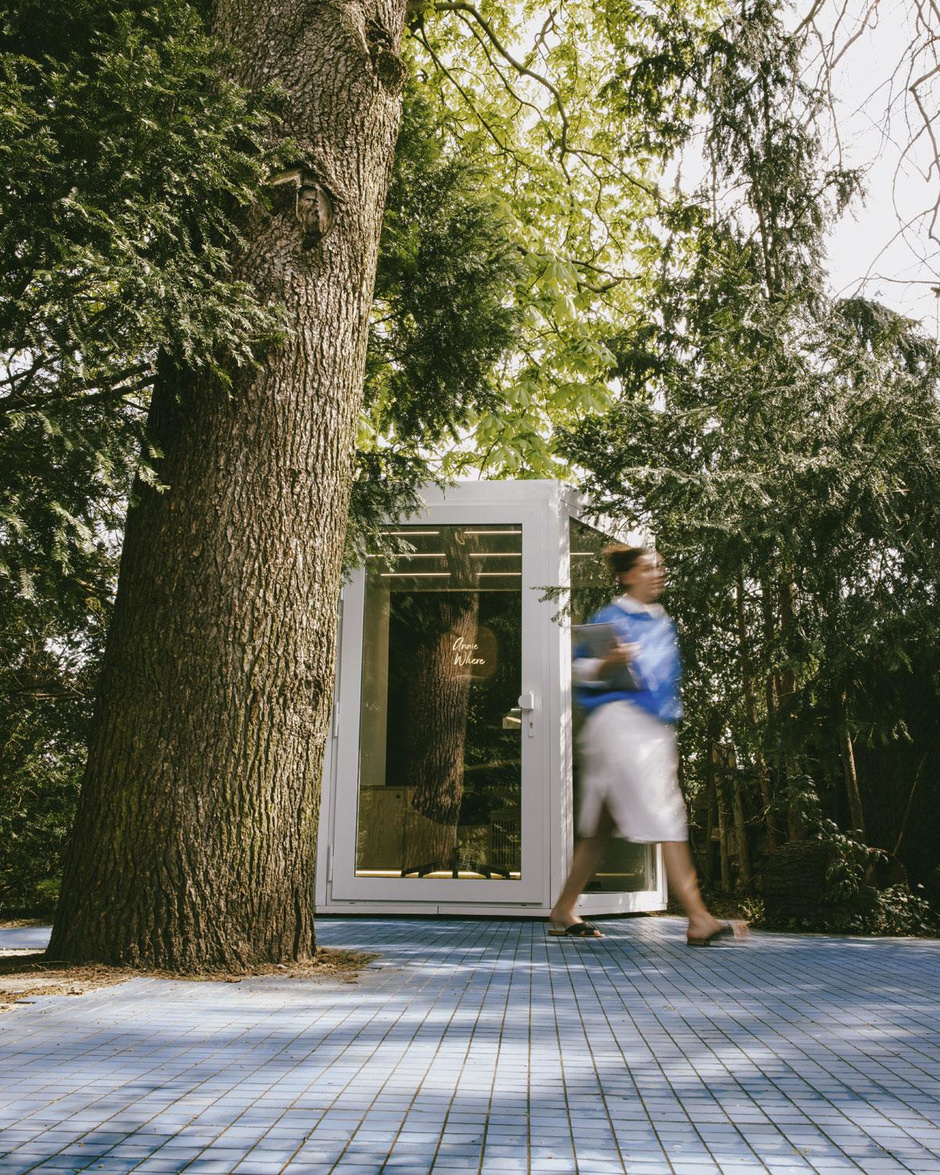 You can work Annie Where: une start-up Belge propose des bureaux pods mobiles