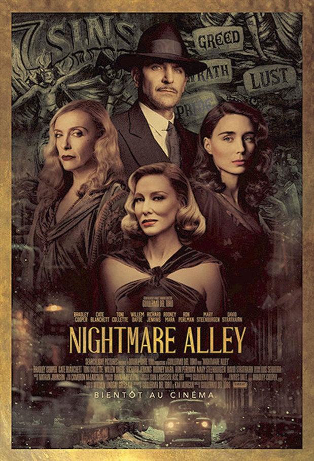[critique ciné] Nightmare Alley, de Guillermo del Toro: la foire aux vanités