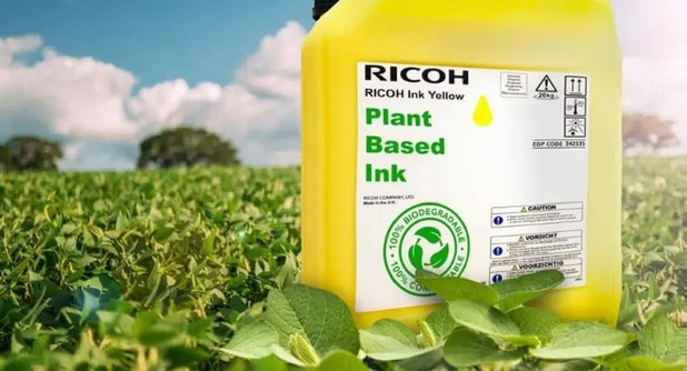 Ricoh brengt voor het eerst plantaardige inkt op de markt