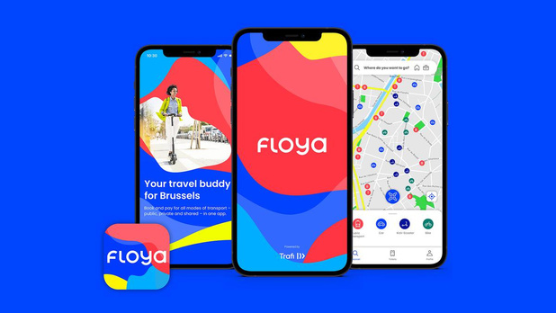 Nieuwe multimodale app 'Floya' toont alle beschikbare mobiliteitswijzen in Brussel