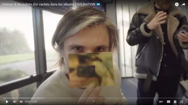 Vijf gouden tickets verstopt in de albums van Orelsan