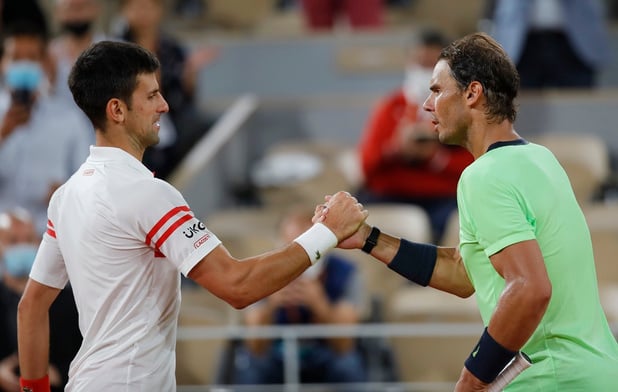 Nadal estime que Djokovic détiendra seul le record de victoires en grand chelem