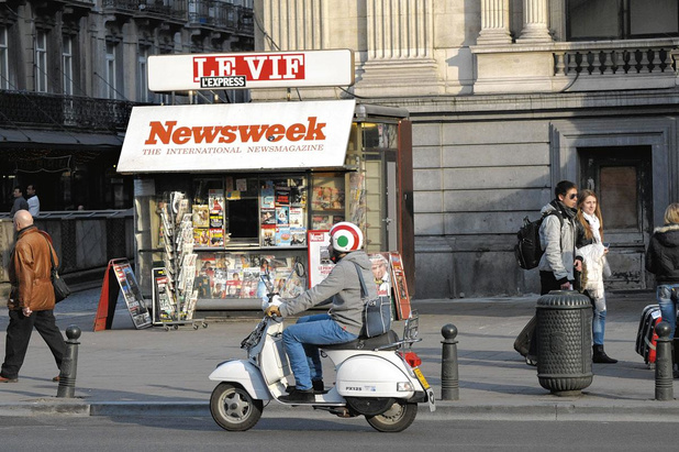 Brussel bant scooters met een verbrandingsmotor 