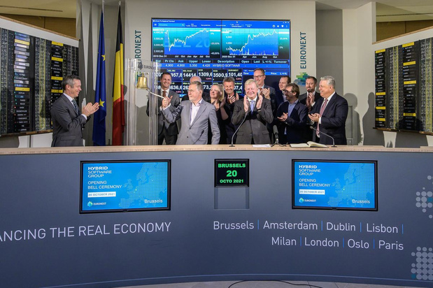 Guido Van der Schueren luidt openingsbel op Euronext Brussel
