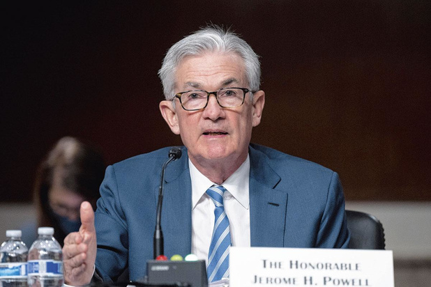 Jerome Powell, de voorzitter van de Amerikaanse centrale bank, zet de speculatie over renteverhogingen in 2022 in gang 
