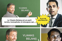 La caricature de Coucou Charles: la Vlaams Belang Academy