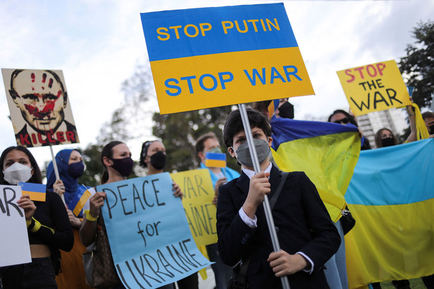 'De laffe aanval op het onschuldige Oekraïne geeft de vrije wereld een hoognodige morele boost'