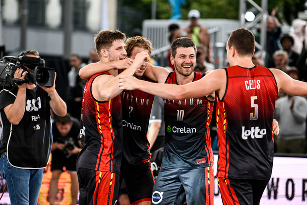 WK 3x3 basket: Belgian Lions met 18-14 zege voorbij Polen naar halve finales