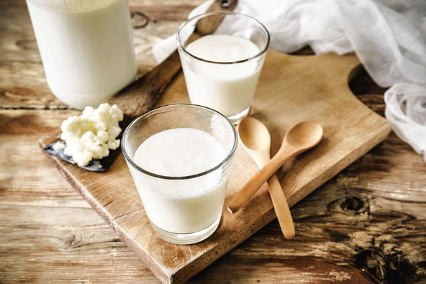 Le kéfir: les avantages du lait, moins le lactose