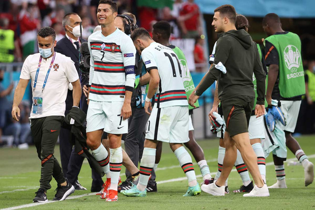 Portugal pakt late zege tegen Hongarije, Ronaldo kroont zich tot topschutter aller tijden