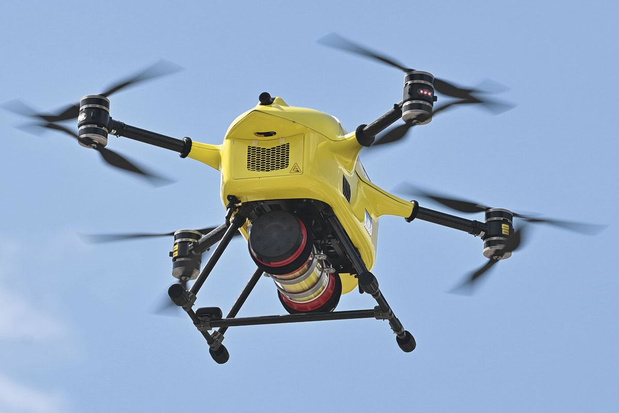Grande première en Europe: des tissus humains transportés par un drone