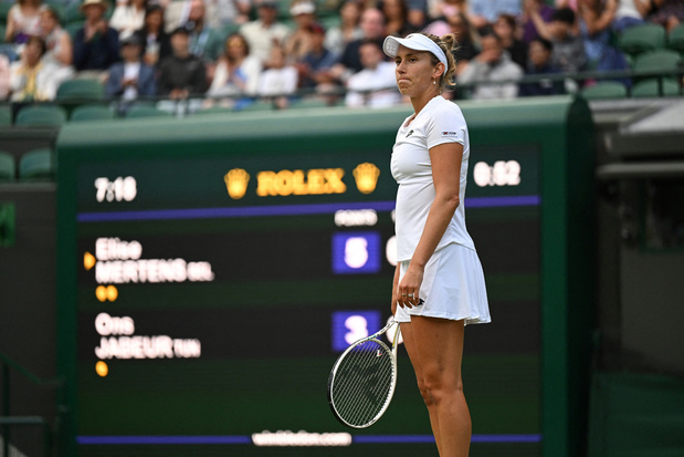 Wimbledon: Elise Mertens s'incline face à Ons Jabeur, 2e joueuse mondiale, en huitièmes de finale